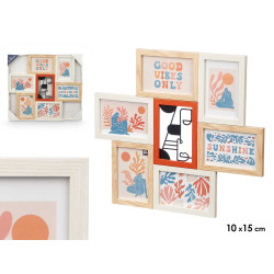 MOLDURA MULTIPLA 6 10X15CM COM METAL