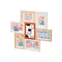 MOLDURA MULTIPLA 6 10X15CM COM METAL