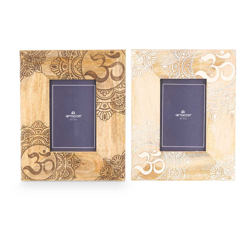 CADRE PHOTO 10 X 15 OM ASSORT 2 COULEURS