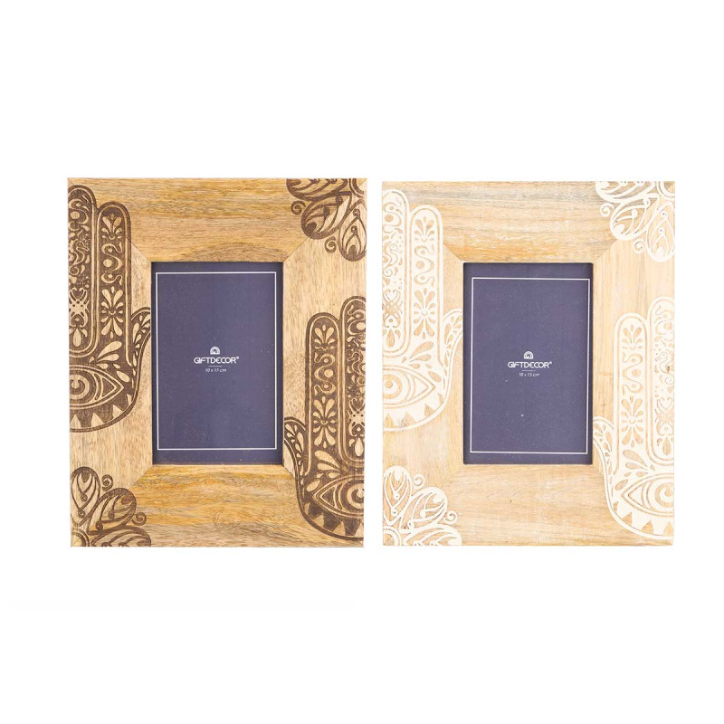CADRE PHOTO 10 X 15 HAMSA ASSORT 2 COULEURS