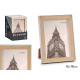 PORTEPHOTO ARGENT COULEUR BOIS 13X18CM