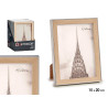 PORTAFOTO PLATA COLOR MADERA 15X20CM