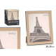 PORTEPHOTO ARGENT COULEUR BOIS 20X25CM