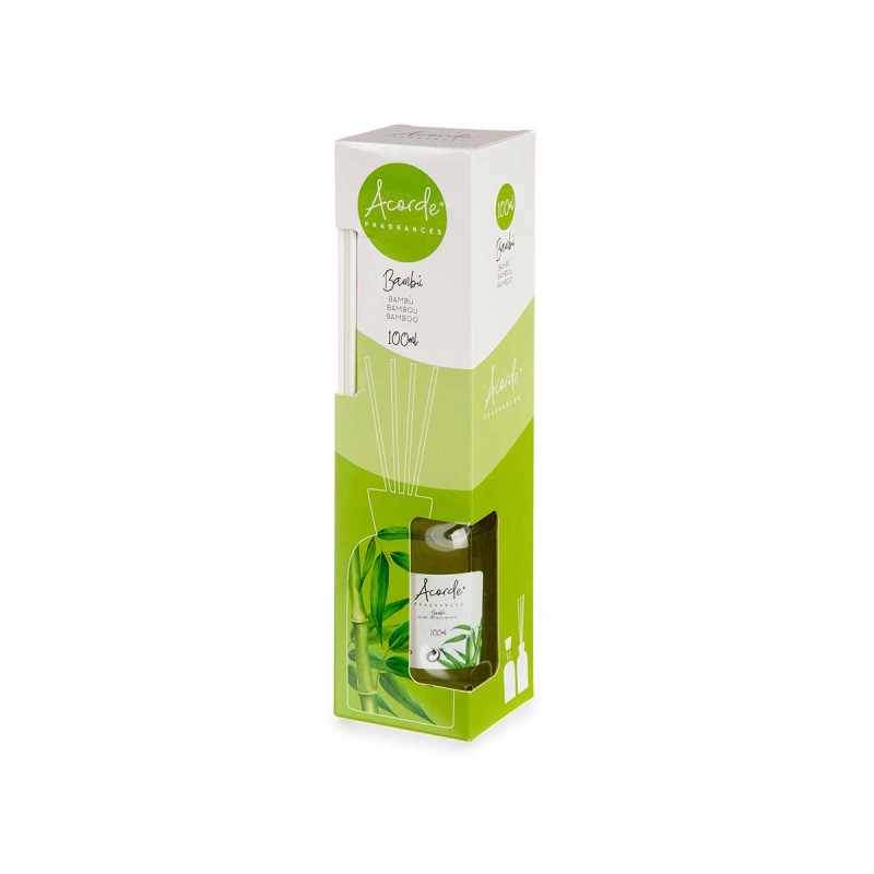 DIFUSOR 100ML COM STICKS BAMBU 