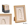 PORTEPHOTO OR COULEUR BOIS 10X15CM