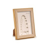 10X15CM GOLD WOOD COLOUR PHOTOFRAME 
