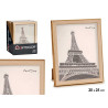 20X25CM GOLD WOOD COLOUR PHOTOFRAME 