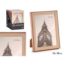 PORTAFOTO RAME COLORE LEGNO 13X18CM