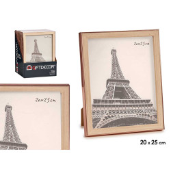 PORTEPHOTO CUIVRE COULEUR BOIS 20X25CM