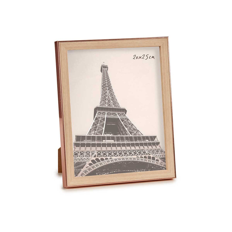 PORTEPHOTO CUIVRE COULEUR BOIS 20X25CM