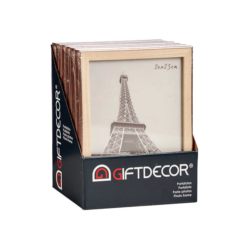 PORTEPHOTO CUIVRE COULEUR BOIS 20X25CM