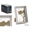 PORTAFOTO PLASTICO MOLDURA PLATA 10X15CM