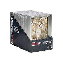 PORTEPHOTO PLASTIQUE MOULURE ARGENT 13X18CM