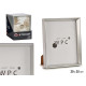 PORTEPHOTO PLASTIQUE MOULURE ARGENT 20X25CM