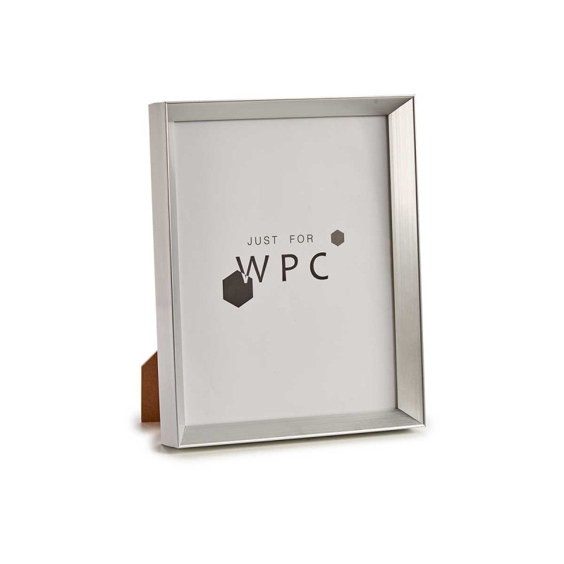 PORTEPHOTO PLASTIQUE MOULURE ARGENT 20X25CM