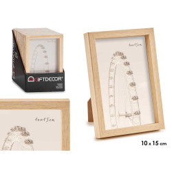 PORTAFOTO PLASTICO NATURAL 10X15CM SURT2