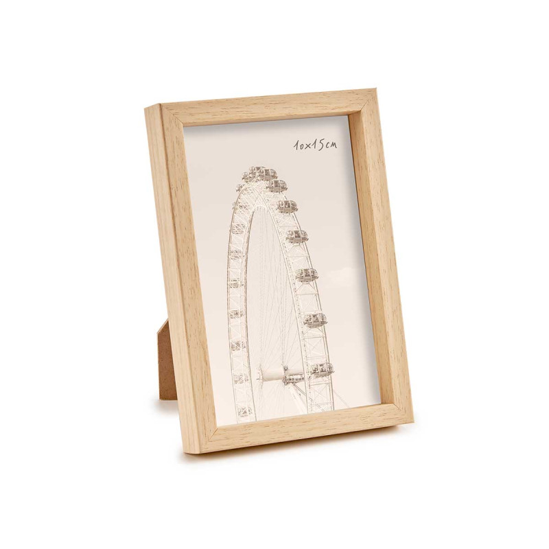PHOTOFRAME PLASTIC NATURAL 10X15CM ASST2