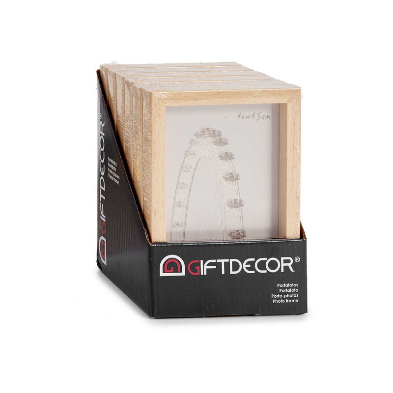 PHOTOFRAME PLASTIC NATURAL 10X15CM ASST2