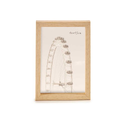 PORTAFOTO PLASTICO NATURAL 10X15CM SURT2