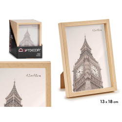 MOLDURA PLASTICO NATURAL 13X18CM