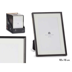 PORTEPHOTOS ACIER NOIR 10X15CM