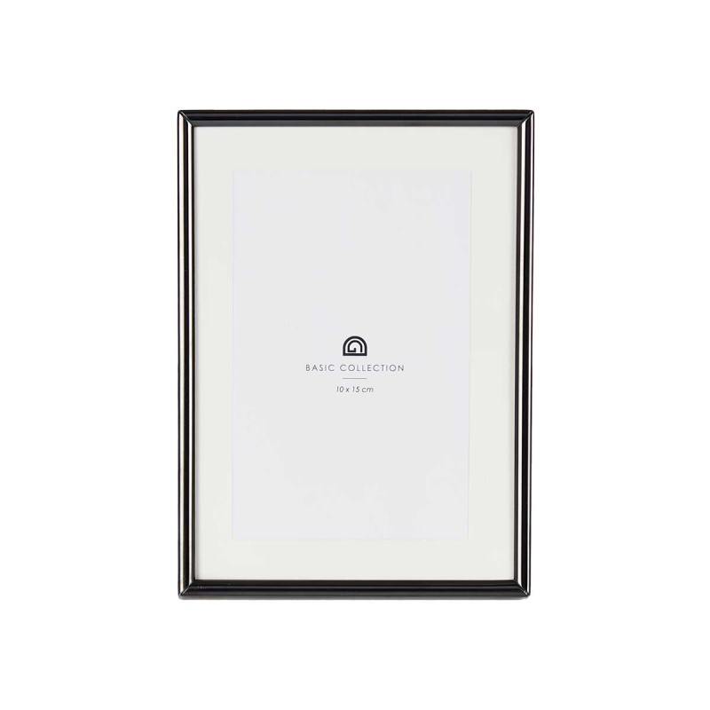PORTEPHOTOS ACIER NOIR 10X15CM