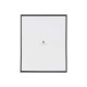 MOLDURA AÇO PRETA 20X25CM 