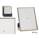 CADRE ACIER DORE 20X25CM