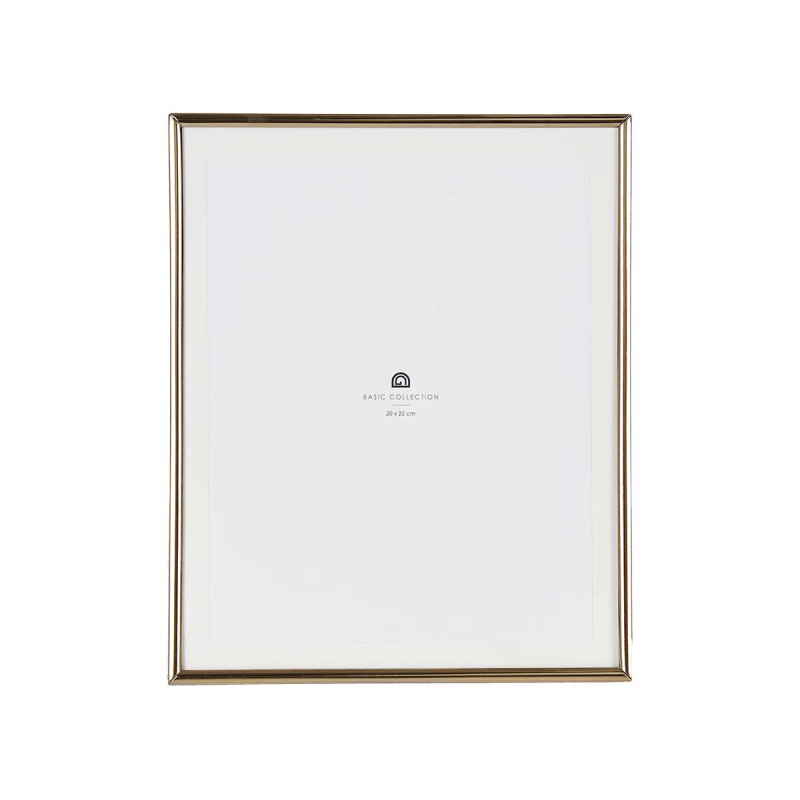 CADRE ACIER DORE 20X25CM
