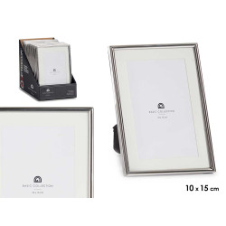 SILVER STEEL PICTURE FRAME 10X15CM