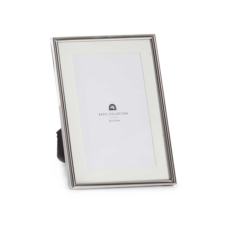 CADRE ACIER ARGENTE 10X15CM