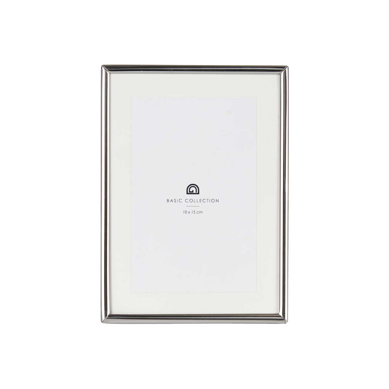 CADRE ACIER ARGENTE 10X15CM