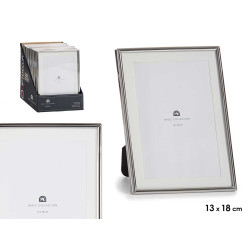 SILVER STEEL PICTURE FRAME 13X18CM