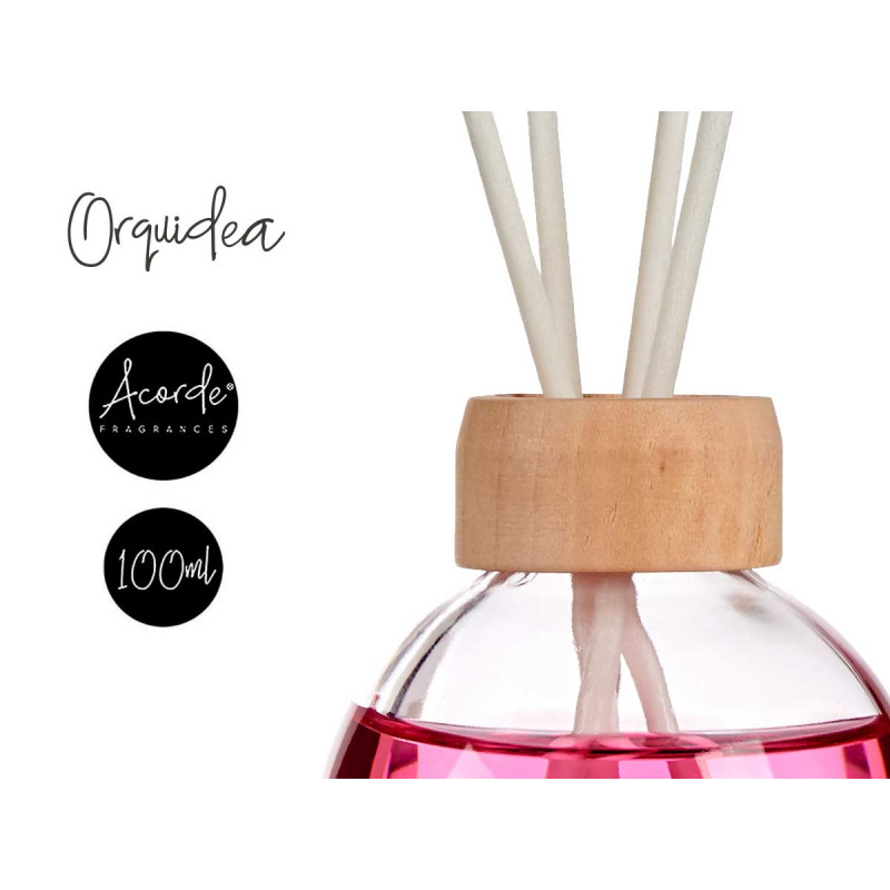 DIFUSOR 100ML COM STICKS ORQUIDEA 