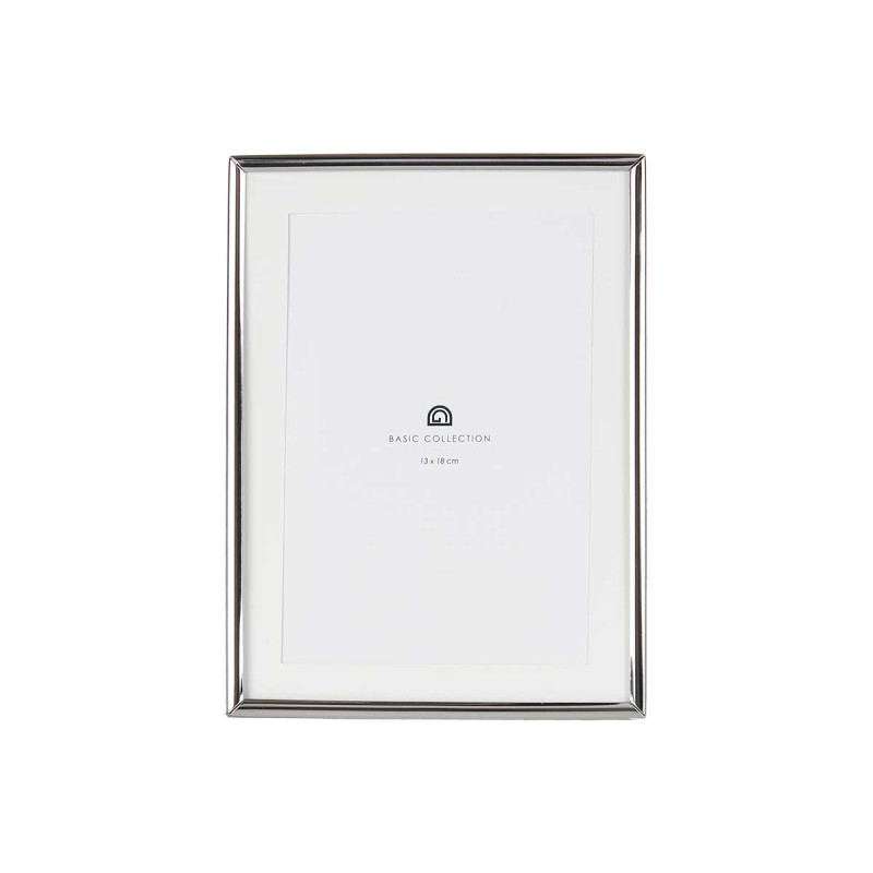 CADRE ACIER ARGENTE 13X18CM