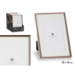 CADRE ACIER CUIVRE 10X15CM