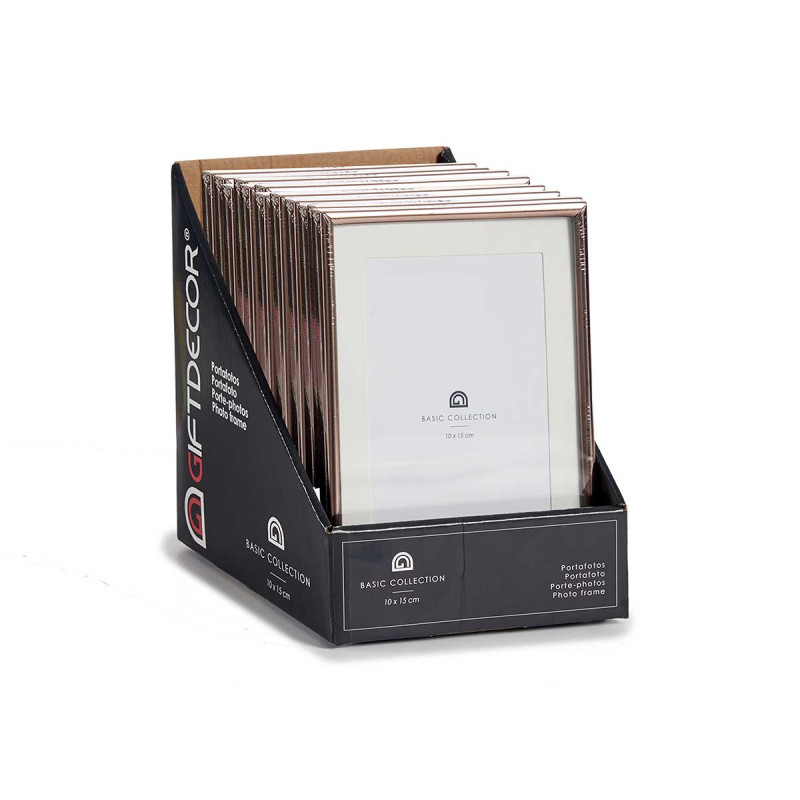 CADRE ACIER CUIVRE 10X15CM