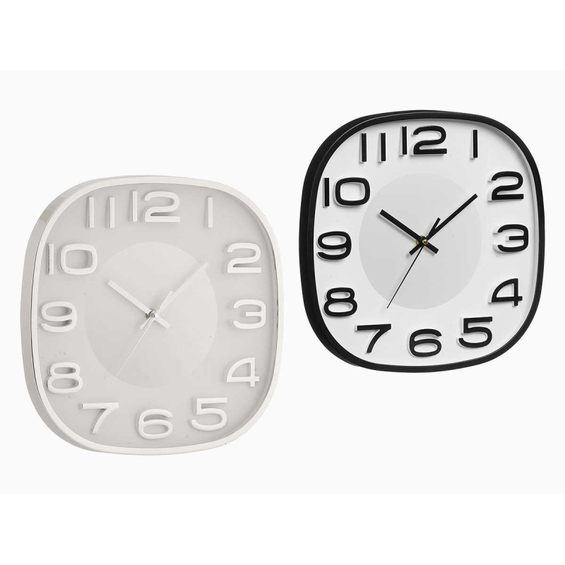 RELOJ CUADRADO 30X30 CM SURT 2 
