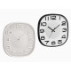 SQUARE CLOCK 30X30CM ASSORTED 2