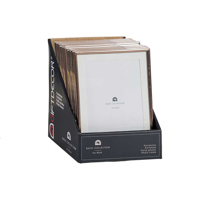 CADRE ACIER CUIVRE 13X18CM