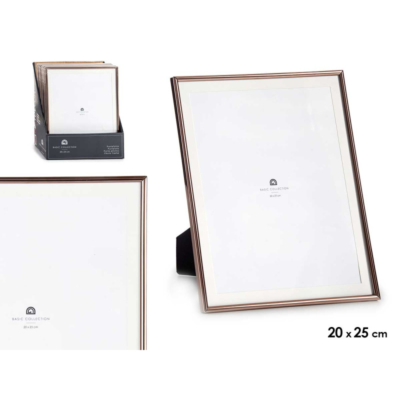 CADRE ACIER CUIVRE 20X25CM