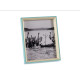 PORTAFOTO LEGNO 20X25 BLU E BIANCO