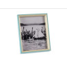 PORTAFOTO LEGNO 20X25 BLU E BIANCO