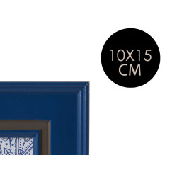 MOLDURA 10X15 AZUL ESCURA  