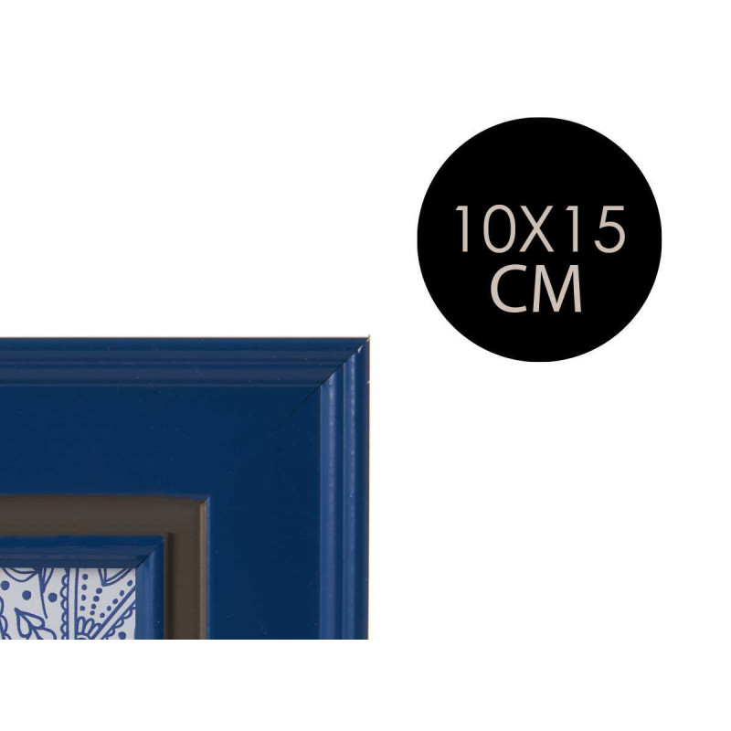 MOLDURA 10X15 AZUL ESCURA  