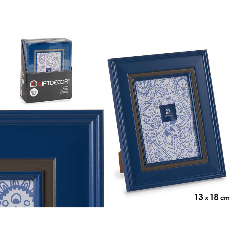 PORTAFOTOS 13X18 AZUL OSCURO
