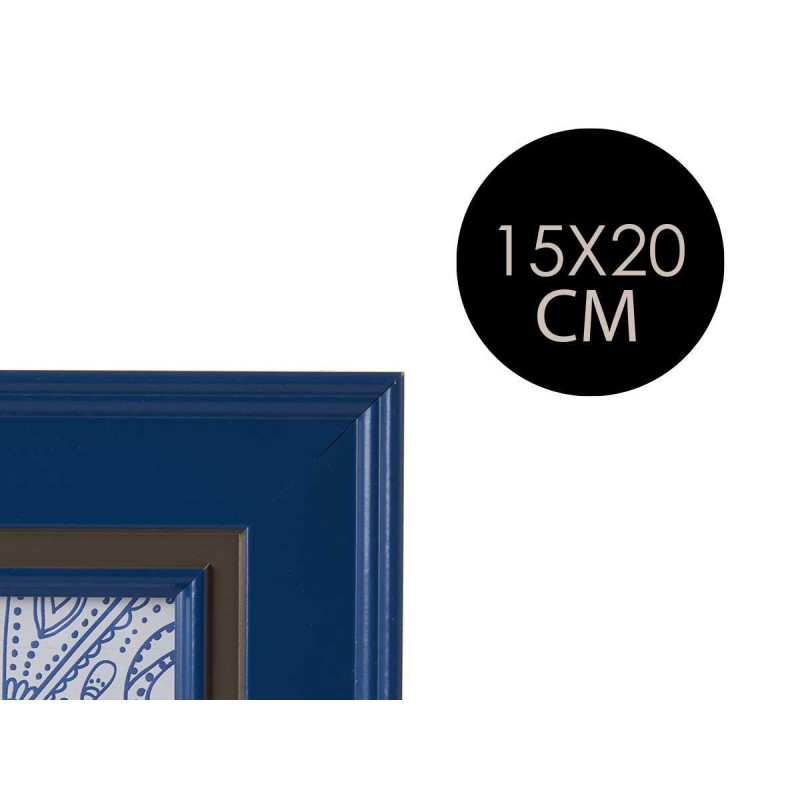 MOLDURA 15X20 AZUL ESCURA  