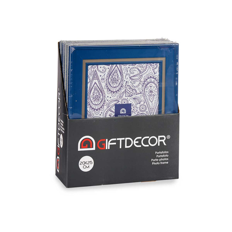 PORTEPHOTOS 20X25 BLEU FONCE