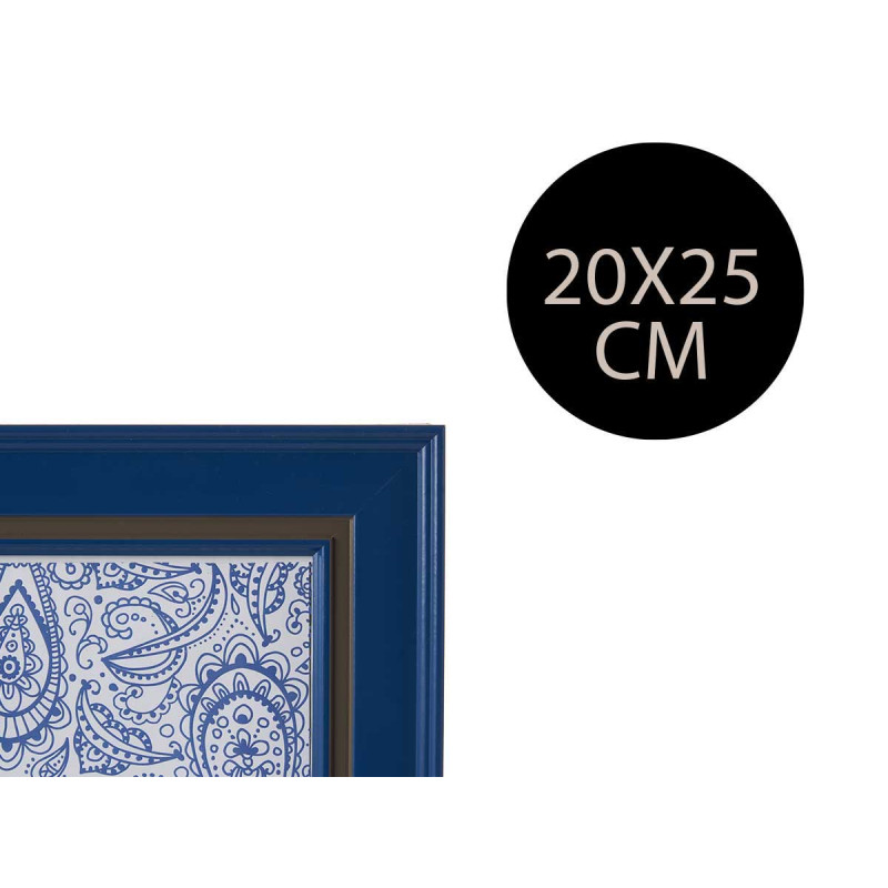 MOLDURA 20X25 AZUL ESCURA  