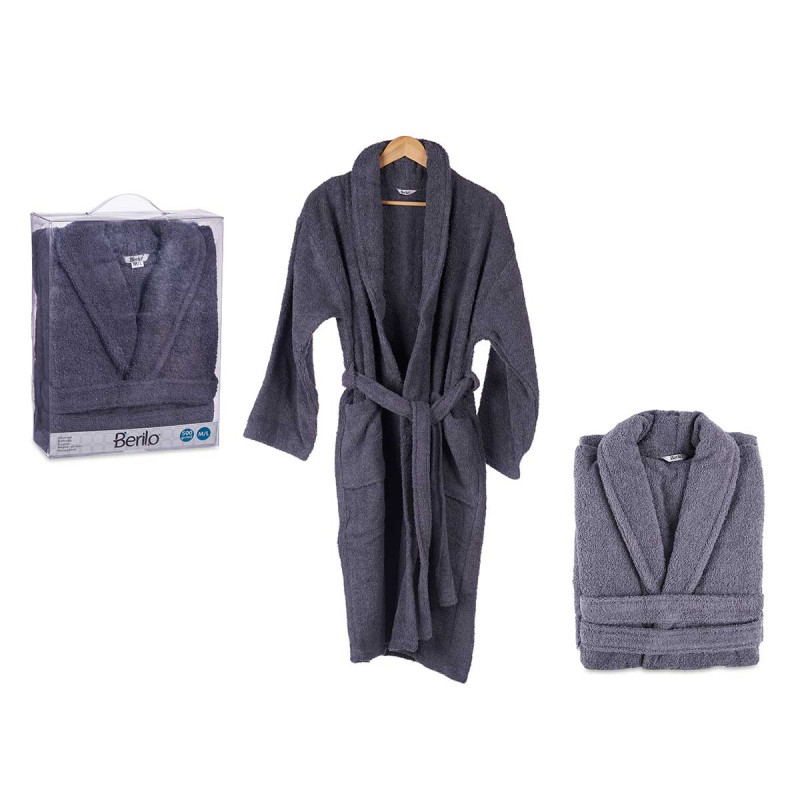 500GR M/L GREY BATH ROBE